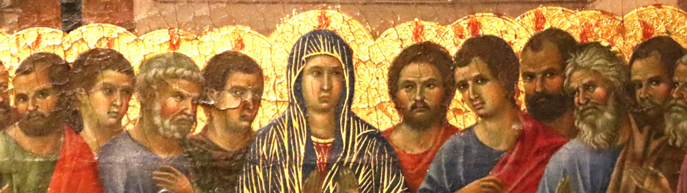 Duccio di Buoninsegna (1255- 1318 o 1319) - La Pentecoste - Maestà del Duomo di Siena (1308-1311) - Museo dell'Opera del Duomo Siena